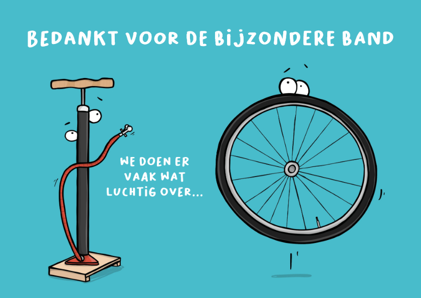 Bedankkaart bijzondere band tussen ons - Bedankkaartjes Bedankkaartjes - Bedankkaart bijzondere band tussen ons