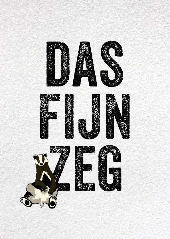 Bedankkaart 'Das fijn zeg' - Bedankkaartjes Bedankkaartjes - Bedankkaart 'Das fijn zeg'