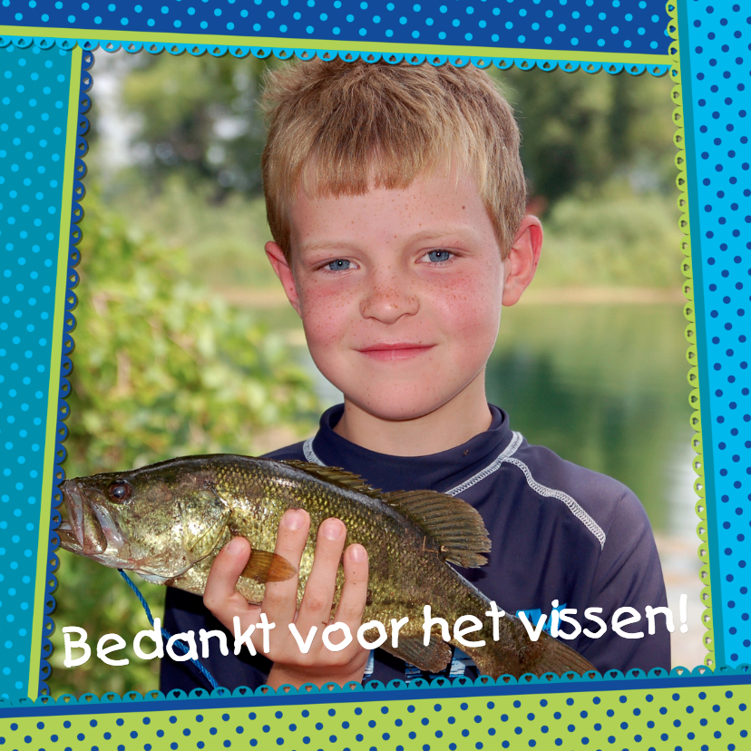 Bedankkaart Kader Eigen Foto - Bedankkaartjes Bedankkaartjes - Bedankkaart Kader Eigen Foto