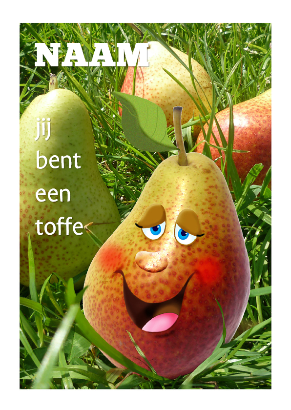 Bedankt Toffe Peer - Bedankkaartjes Bedankkaartjes - Bedankt Toffe Peer