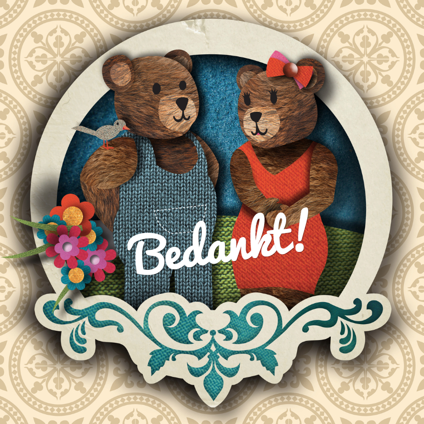 Bedanktkaart - Kind - Bedankkaartjes Bedankkaartjes - Bedanktkaart - Kind