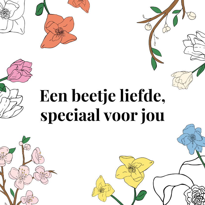 Een beetje liefde van Norah voor jou - Bedankkaartjes Bedankkaartjes - Een beetje liefde van Norah voor jou