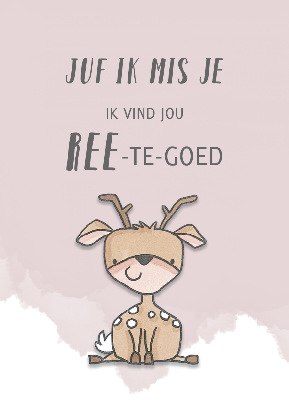 Bedankkaartjes - Ree-te-goed