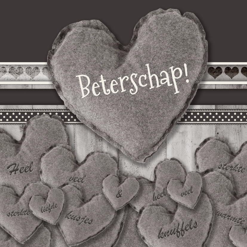 Antraciet Beterschap! - BK - Beterschapskaarten Beterschapskaarten - Antraciet Beterschap! - BK