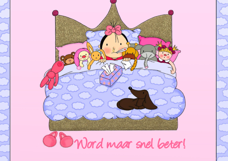 Beterschap Bebelien ziek - TbJ - Beterschapskaarten Beterschapskaarten - Beterschap Bebelien ziek - TbJ