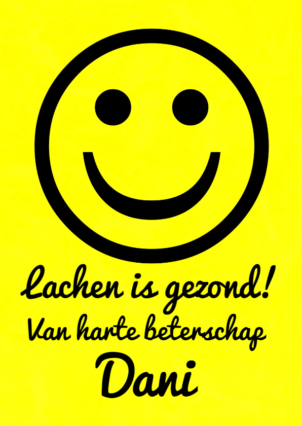 Beterschap BIG SMILE IW - Beterschapskaarten Beterschapskaarten - Beterschap BIG SMILE IW