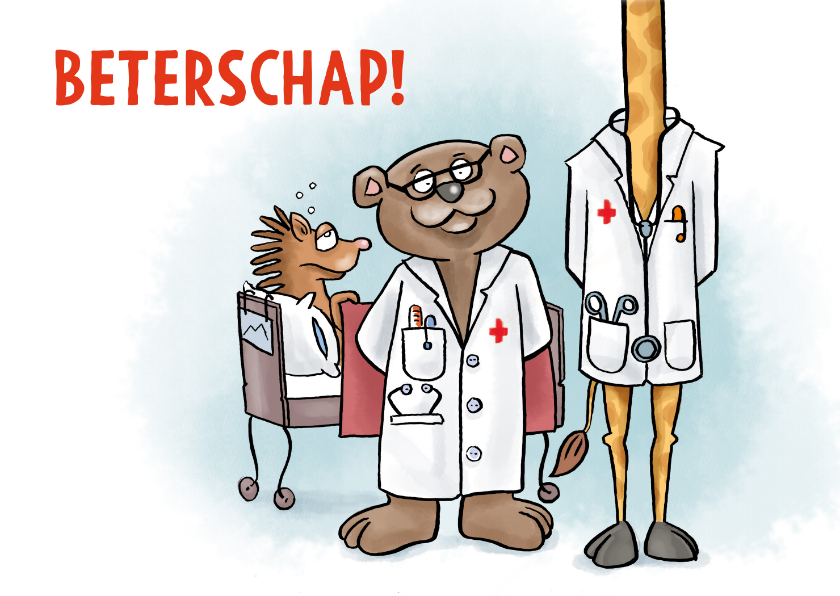 Beterschap - Dikke knuffel - Beterschapskaarten Beterschapskaarten - Beterschap - Dikke knuffel