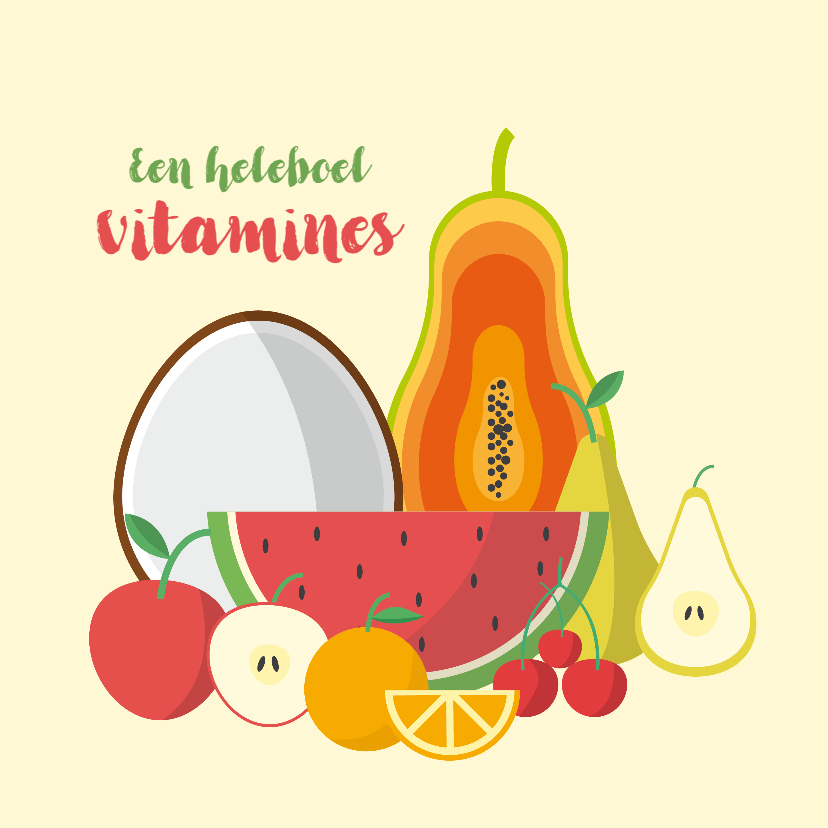 beterschap fruit vitamines - Beterschapskaarten Beterschapskaarten - beterschap fruit vitamines