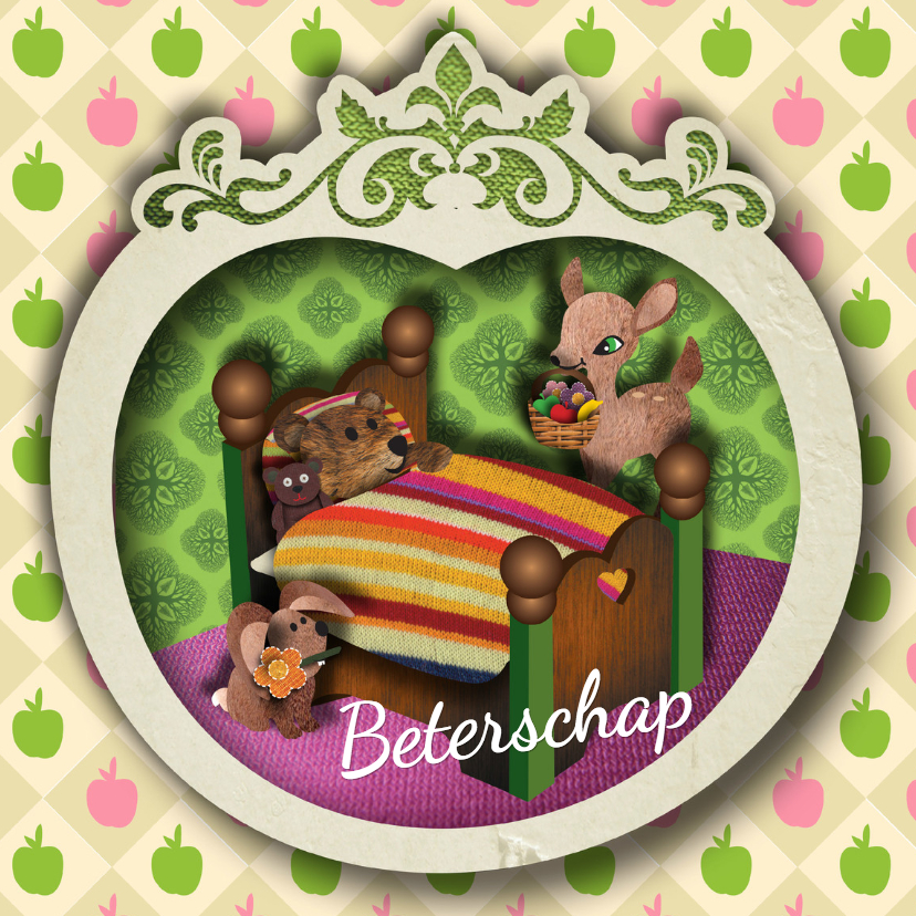 Beterschap - Kinderkaart - Beterschapskaarten Beterschapskaarten - Beterschap - Kinderkaart