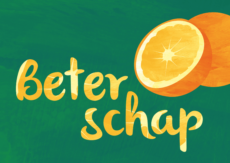 Beterschap met sinaasappels - Beterschapskaarten Beterschapskaarten - Beterschap met sinaasappels