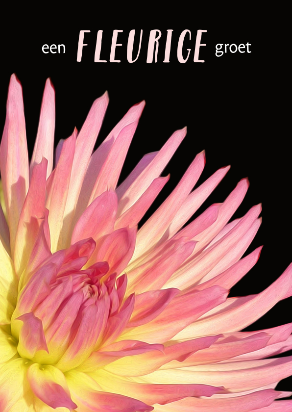 Beterschap recept dahlia - Beterschapskaarten Beterschapskaarten - Beterschap recept dahlia