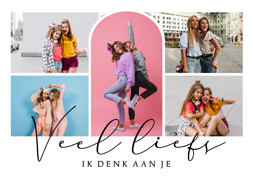 Beterschap veel liefs ik denk aan je fotokaart - Beterschapskaarten Beterschapskaarten - Beterschap veel liefs ik denk aan je fotokaart
