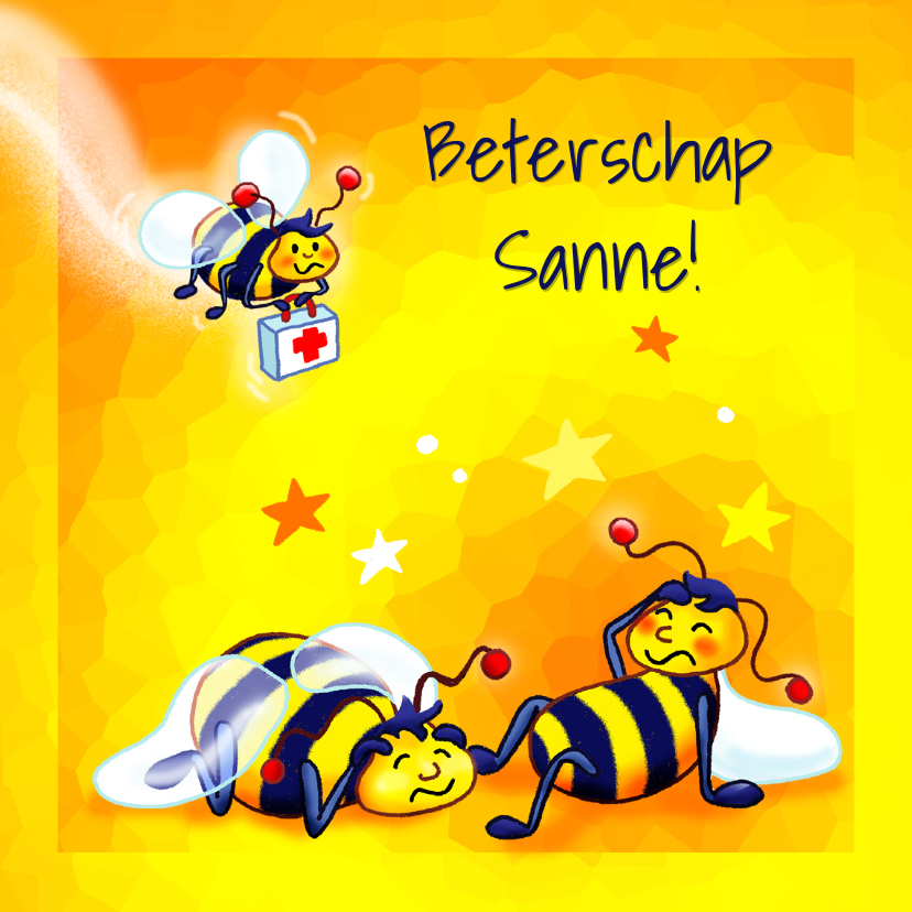 Beterschaps bij met naam - Beterschapskaarten Beterschapskaarten - Beterschaps bij met naam