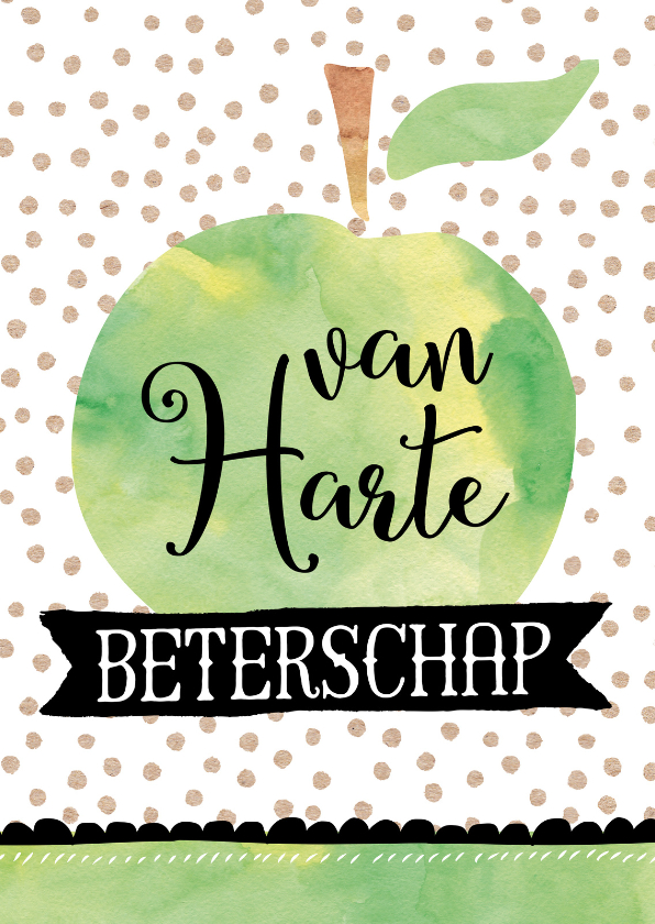 Beterschapskaarten - Beterschapskaart Appel 99