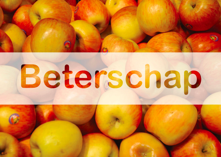 Beterschapskaart Appels 2 - Beterschapskaarten Beterschapskaarten - Beterschapskaart Appels 2