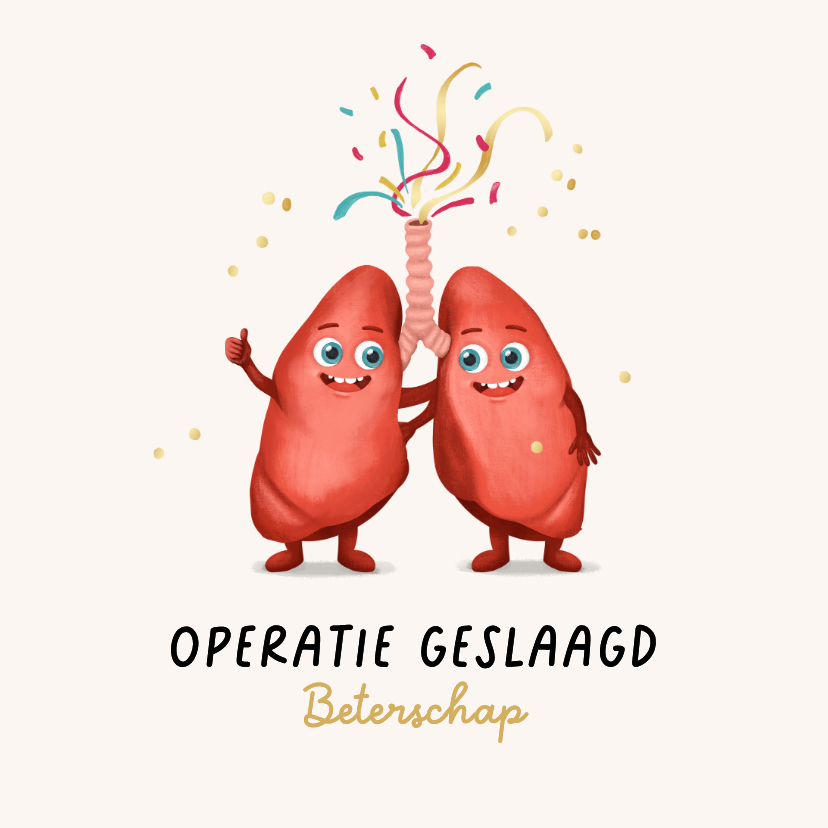 Beterschapskaart long operatie transplantatie herstel - Beterschapskaarten Beterschapskaarten - Beterschapskaart long operatie transplantatie herstel
