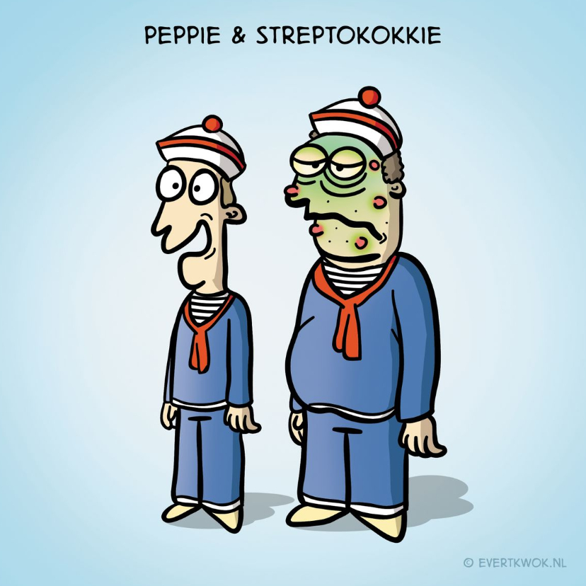 Beterschapskaart met grappige cartoon - Beterschapskaarten Beterschapskaarten - Beterschapskaart met grappige cartoon