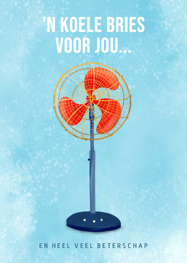 Beterschapskaarten - Beterschapskaart met ventilator