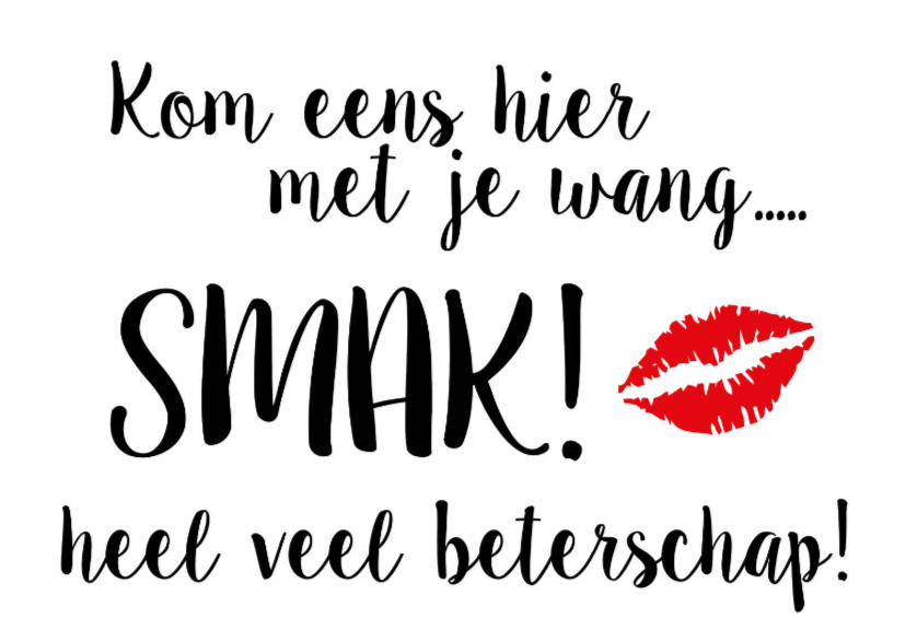 Beterschapskaart SMAK - Beterschapskaarten Beterschapskaarten - Beterschapskaart SMAK
