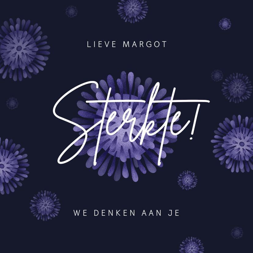 Beterschapskaart sterkte coronavirus opbeurend - Beterschapskaarten Beterschapskaarten - Beterschapskaart sterkte coronavirus opbeurend