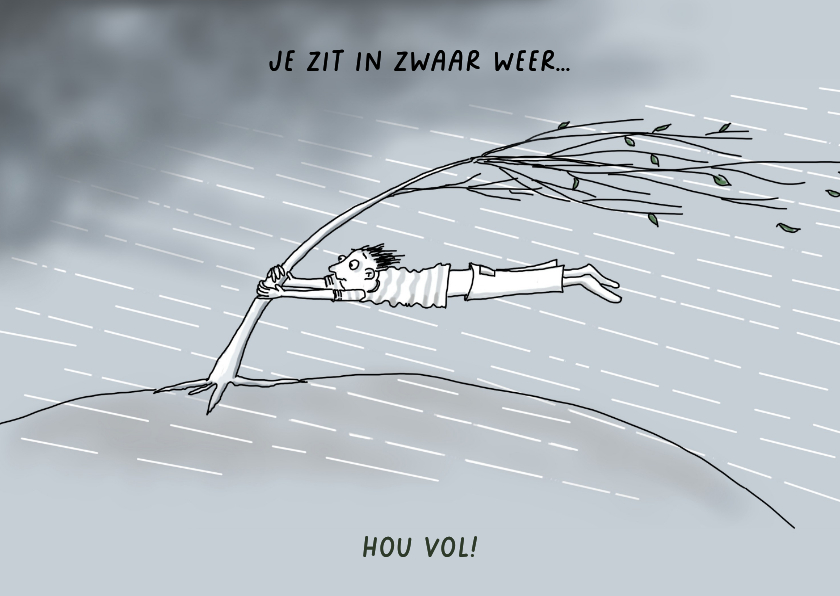 Beterschapskaarten - Beterschapskaartje er komen betere tijden