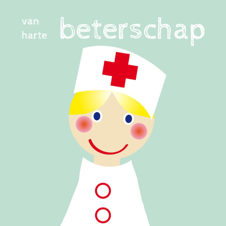 Beterschapskaartje met zustertje - Beterschapskaarten Beterschapskaarten - Beterschapskaartje met zustertje