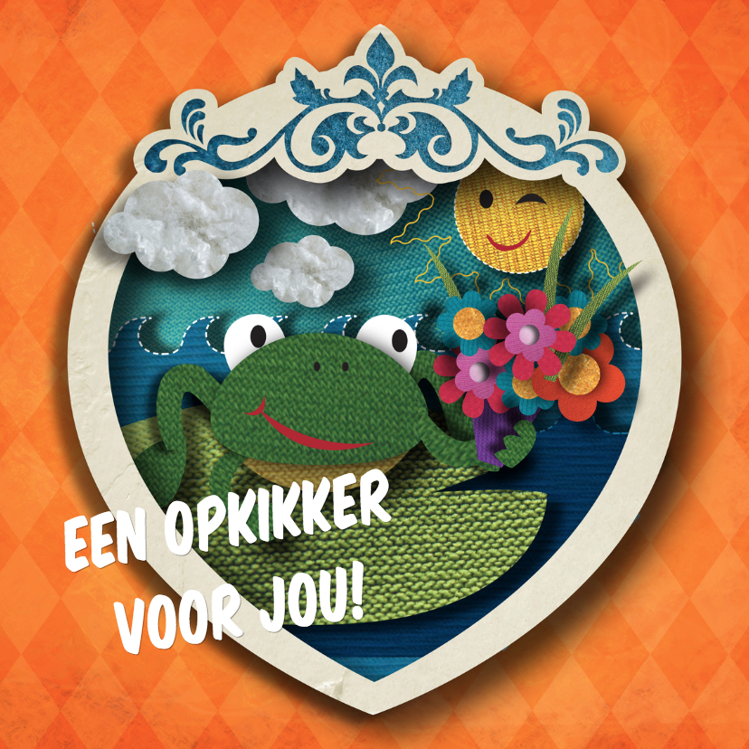 Beterschaspskaart - Opkikker - Beterschapskaarten Beterschapskaarten - Beterschaspskaart - Opkikker