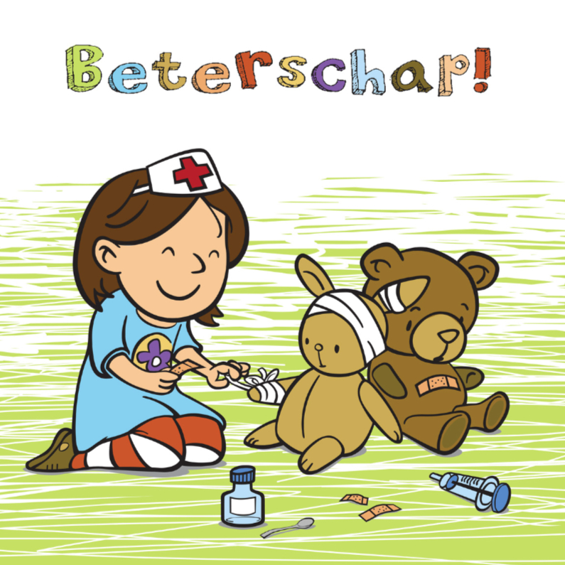 Een beterschapskaartje - Beterschapskaarten Beterschapskaarten - Een beterschapskaartje