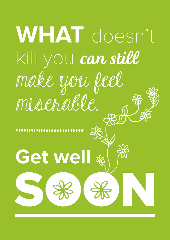 Get well soon quote - Beterschapskaarten Beterschapskaarten - Get well soon quote