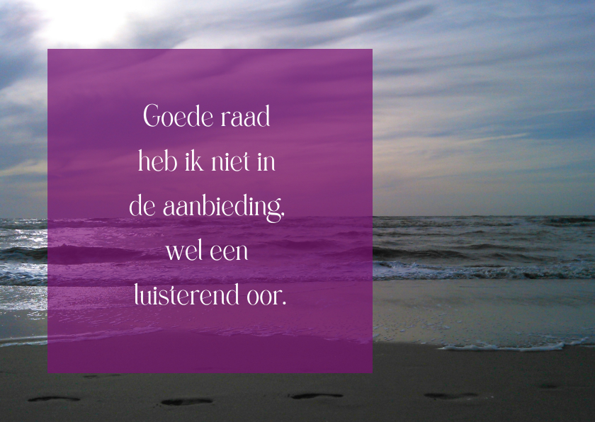 oneliner-ziek luisterend oor - Beterschapskaarten Beterschapskaarten - oneliner-ziek luisterend oor