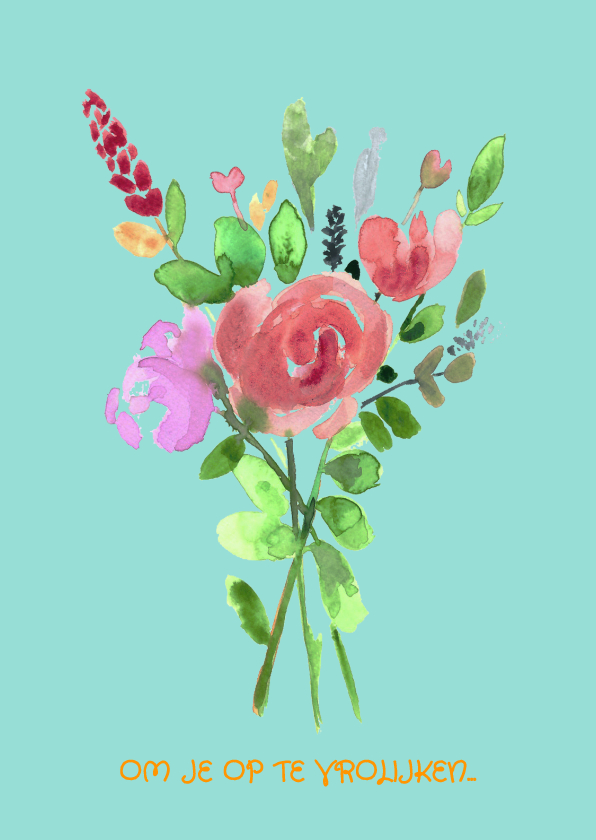 Vrolijke beterschap bloemen om je op te vrolijken - Beterschapskaarten Beterschapskaarten - Vrolijke beterschap bloemen om je op te vrolijken