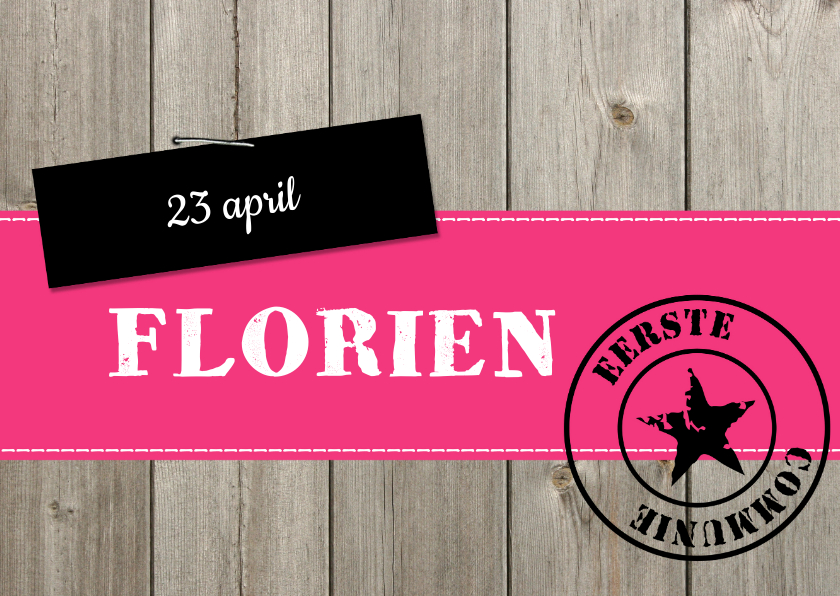 Communie Florien LS - Communiekaarten Communiekaarten - Communie Florien LS