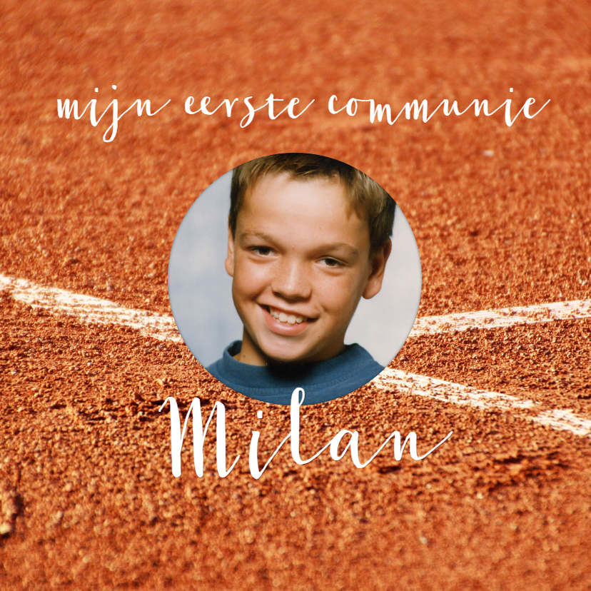 communie tennis - Communiekaarten Communiekaarten - communie tennis