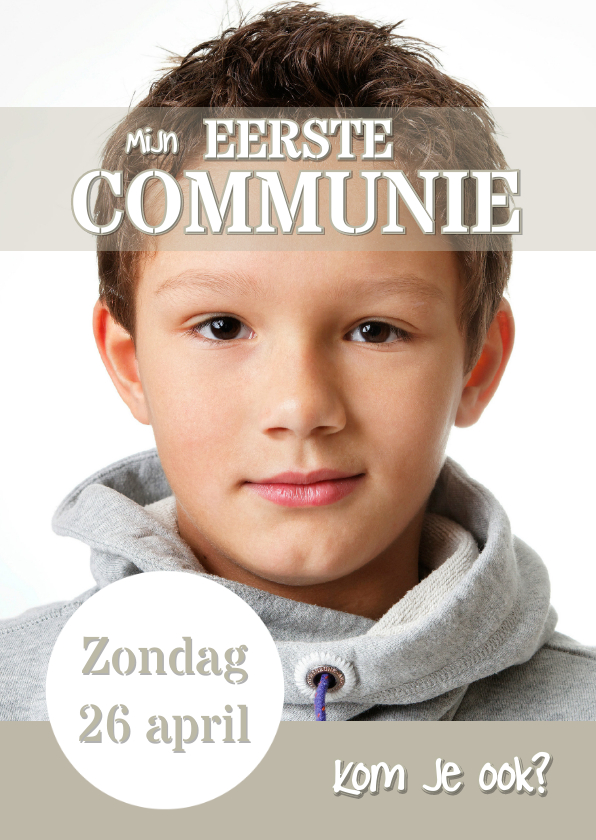Communiekaart Cover Magazine 4 - Communiekaarten Communiekaarten - Communiekaart Cover Magazine 4