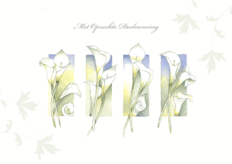 Condoleance bloemen - Condoleancekaarten Condoleancekaarten - Condoleance bloemen