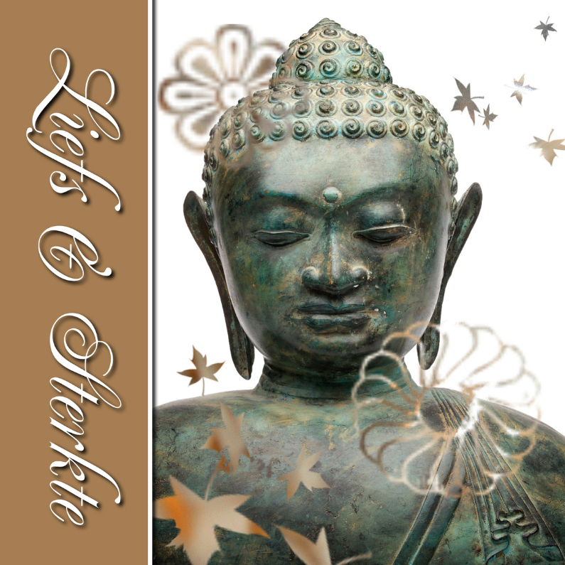 Sterkte kaart Buddha - liefs en sterkte - Condoleancekaarten Condoleancekaarten - Sterkte kaart Buddha - liefs en sterkte
