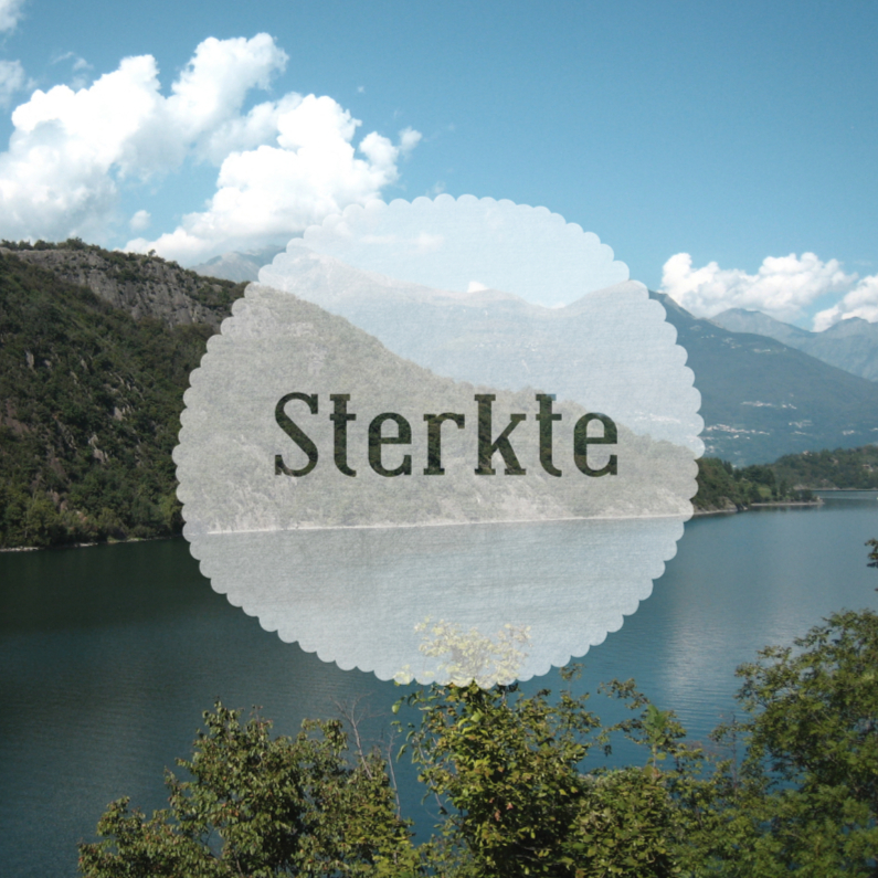 sterkte uitzicht meer - Condoleancekaarten Condoleancekaarten - sterkte uitzicht meer