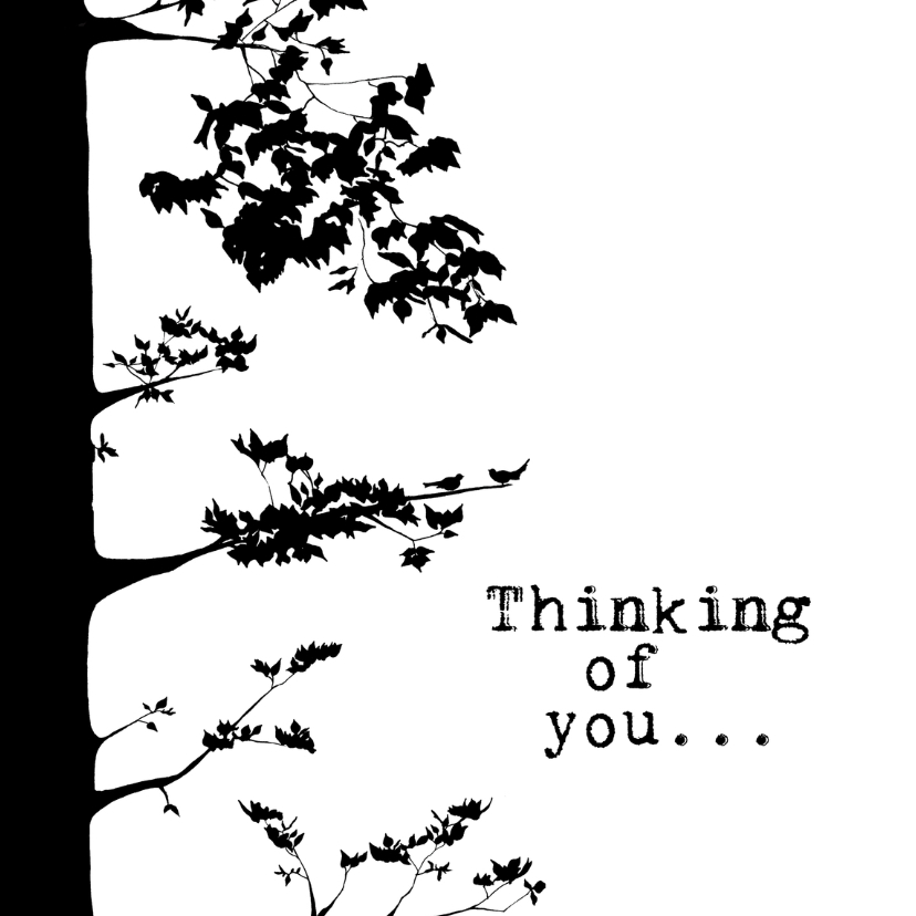 Condoleancekaarten - THINKING OF YOU 