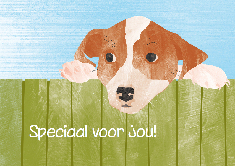 Hondje speciaal voor jou - Dierenkaarten Dierenkaarten - Hondje speciaal voor jou