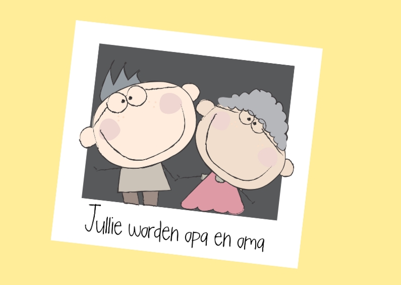 Opa En Oma Worden Kaart Kaart