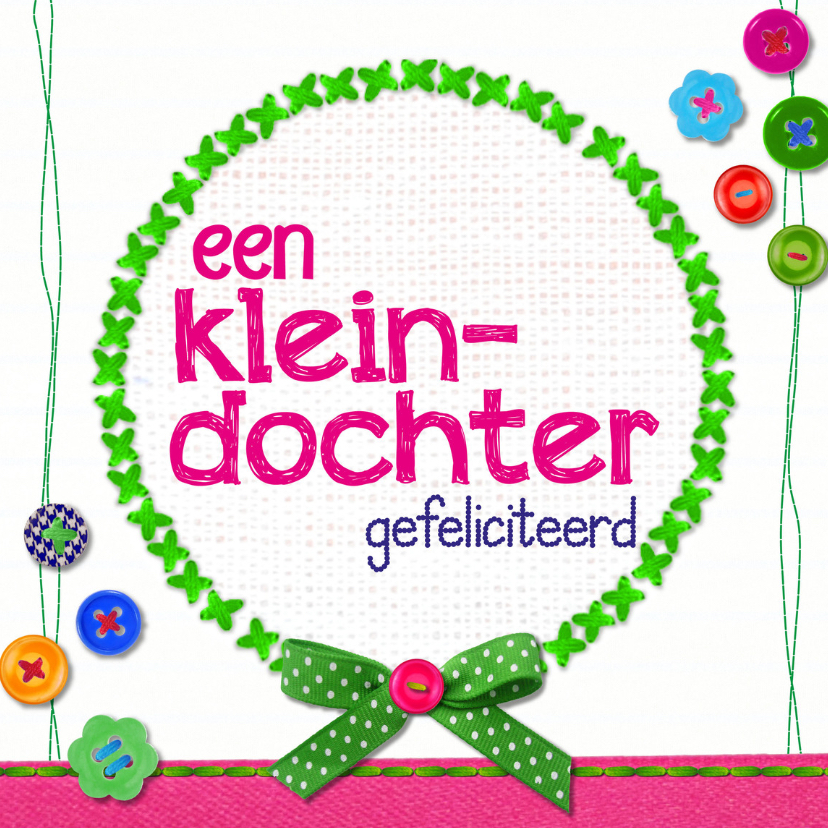een kleindochter -BF - Felicitatiekaarten Felicitatiekaarten - een kleindochter -BF