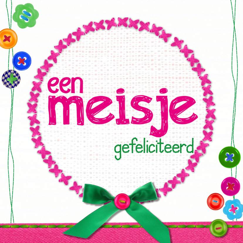 een meisje gefeliciteerd -BF - Felicitatiekaarten Felicitatiekaarten - een meisje gefeliciteerd -BF