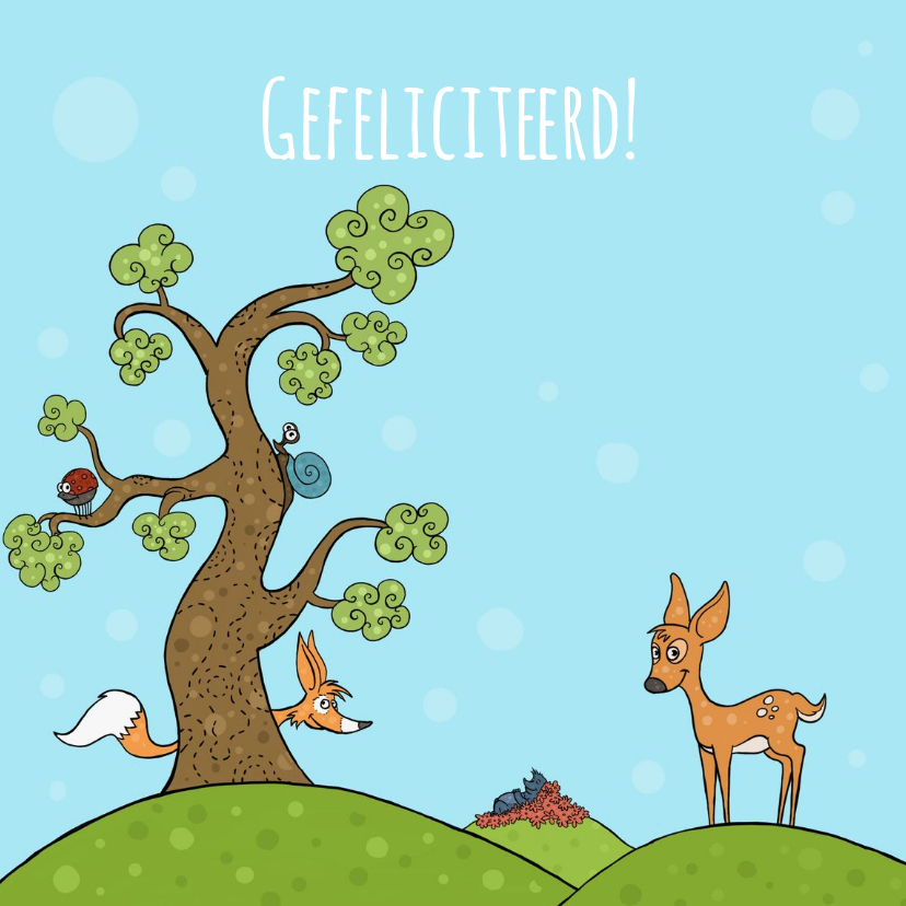 Felicitatie geboorte beestjes - Felicitatiekaarten Felicitatiekaarten - Felicitatie geboorte beestjes