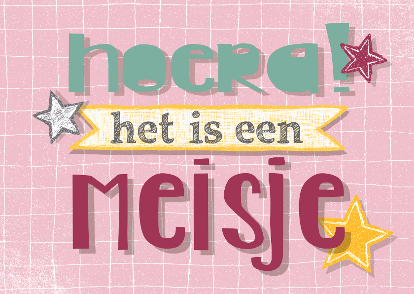 Felicitatie geboorte meisjes baby - Felicitatiekaarten Felicitatiekaarten - Felicitatie geboorte meisjes baby