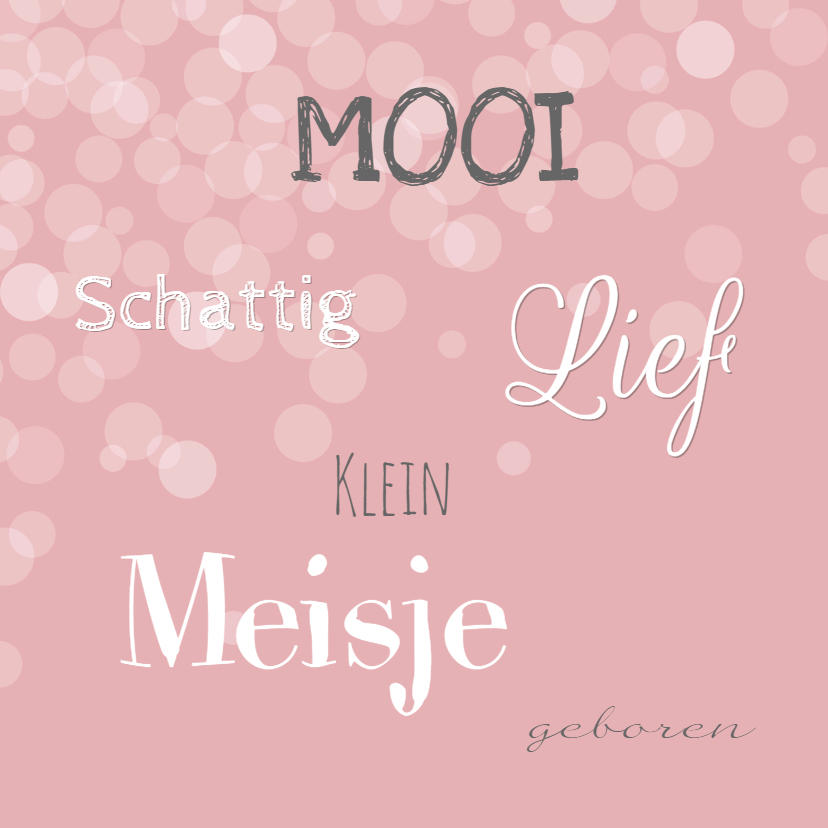 Felicitatie Geboorte Mooi Schattig - Felicitatiekaarten Felicitatiekaarten - Felicitatie Geboorte Mooi Schattig