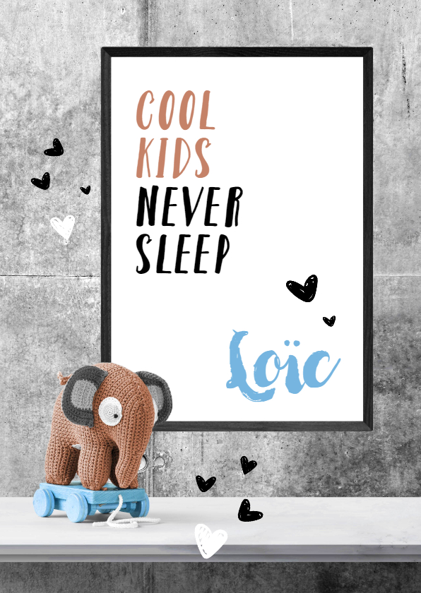 Felicitatie geboorte olifant en poster - Felicitatiekaarten Felicitatiekaarten - Felicitatie geboorte olifant en poster