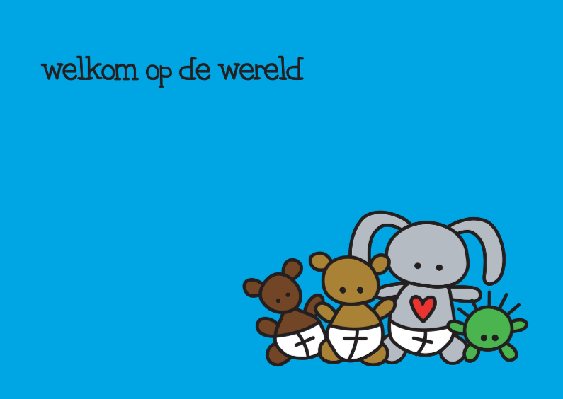 Felicitatie Geboorte Welkom - Felicitatiekaarten Felicitatiekaarten - Felicitatie Geboorte Welkom