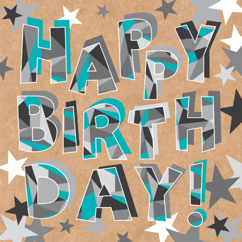 Felicitatie-Happy birthday-HK - Felicitatiekaarten Felicitatiekaarten - Felicitatie-Happy birthday-HK