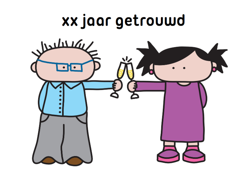 Felicitatie Jubileum Toast - Felicitatiekaarten Felicitatiekaarten - Felicitatie Jubileum Toast