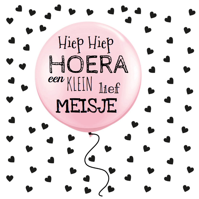 Felicitatie Klein lief Meisje - Felicitatiekaarten Felicitatiekaarten - Felicitatie Klein lief Meisje